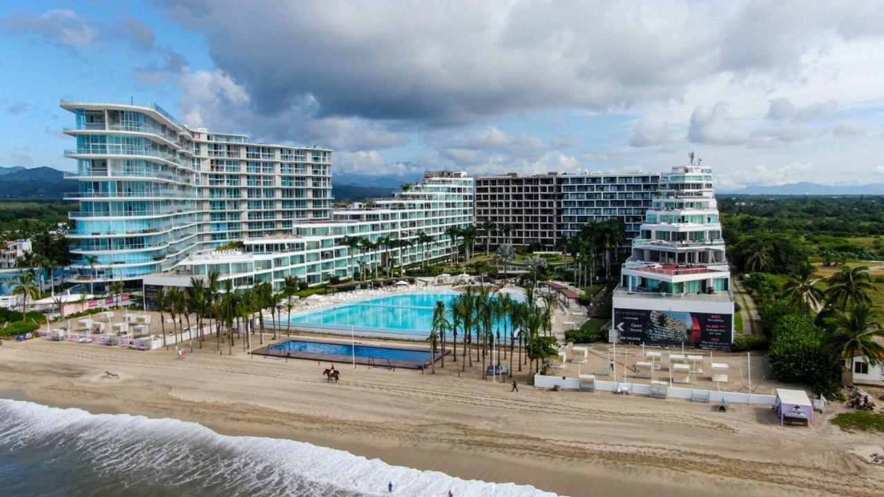 Apartamento Nuevo Aria Ocean Departamento Moderno Frente Al Mar Nuevo Vallarta Exterior foto